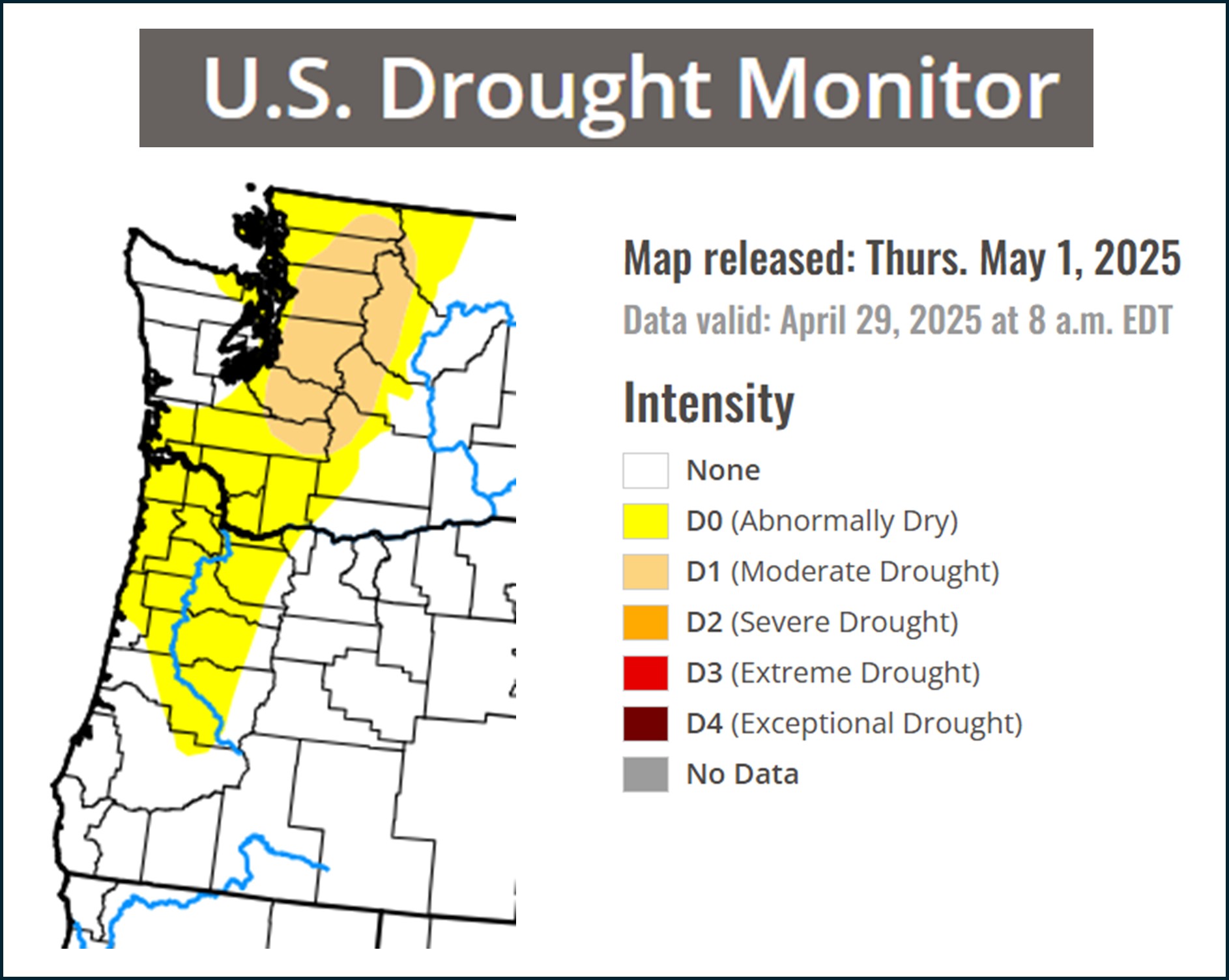 Drought in the Pacific Northwest